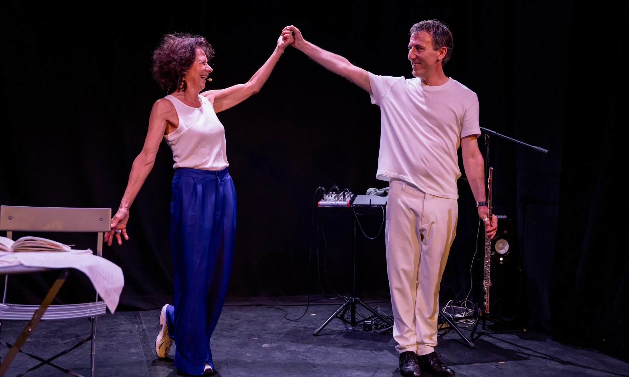 Claudine Hunault et Cédric Jullion